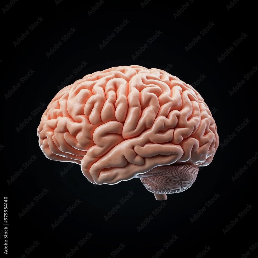 Highly Detailed 3D Model of Human Brain Anatomy Highly Detailed 3D Model of Human Brain Anatomy
