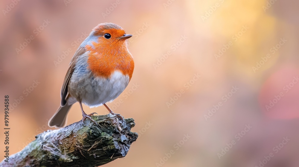  A tight shot of a small bird perched on a branch against a softly blurred foreground and background