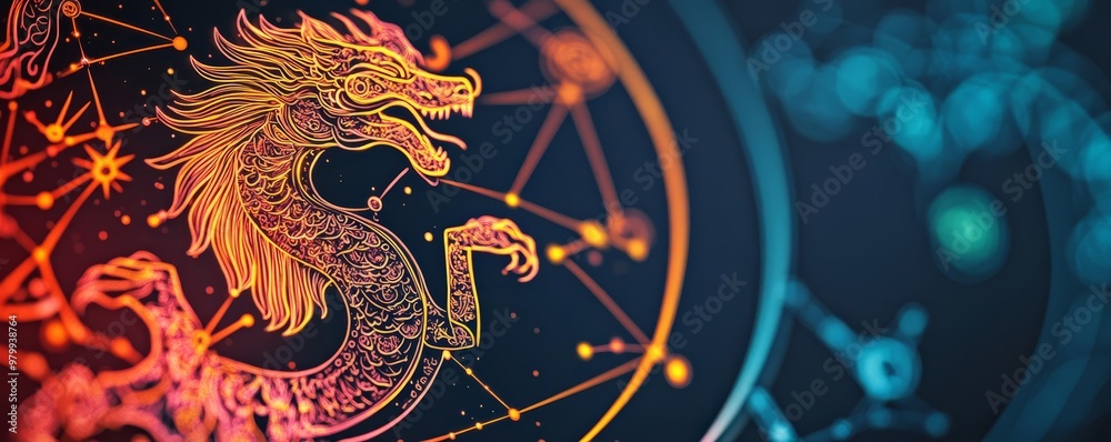 Artistic fusion of zodiac signs with ancient mythological symbols, representing diverse cosmic narratives Artistic fusion of zodiac signs with ancient mythological symbols, representing diverse cosmic narratives