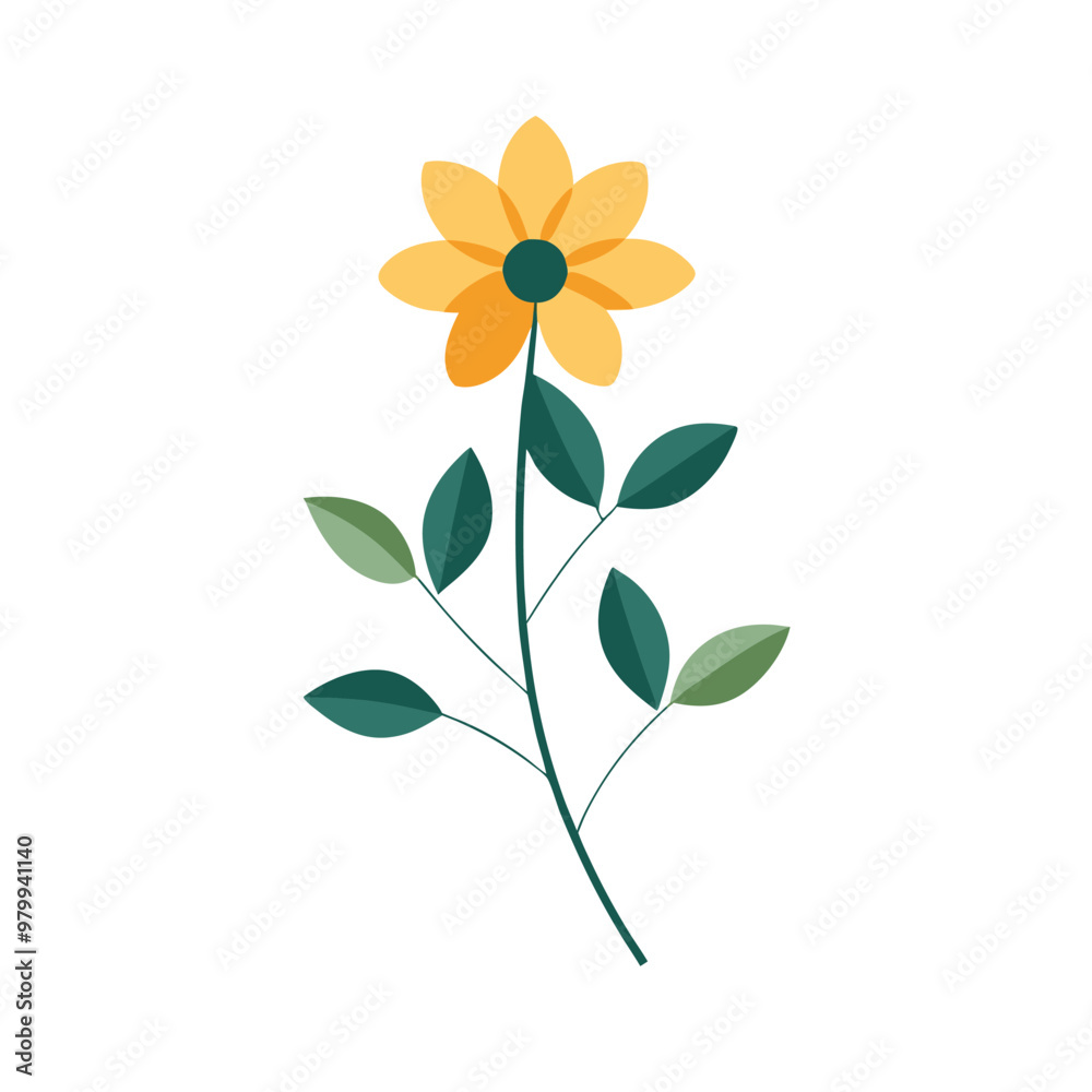 a Botanical flower, vector illustration, isolated white background, a Botanical flower, vector illustration, isolated white background,