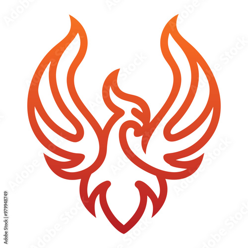 Burning phoenix Logo