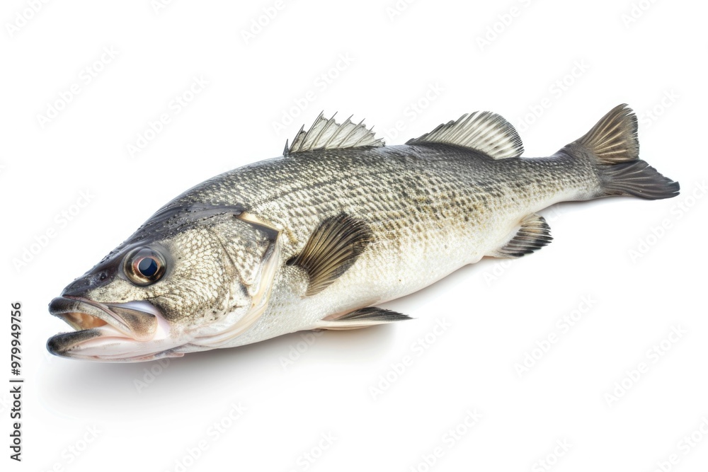 A fish lies motionless on a white surface, possibly in a laboratory or scientific setting A fish lies motionless on a white surface, possibly in a laboratory or scientific setting