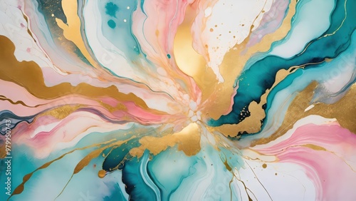 Wallpaper Mural 「流れる色彩: 黄金と色の幻想的な融合」









 Torontodigital.ca