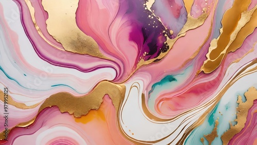 Wallpaper Mural 「流れる色彩: 黄金と色の幻想的な融合」









 Torontodigital.ca