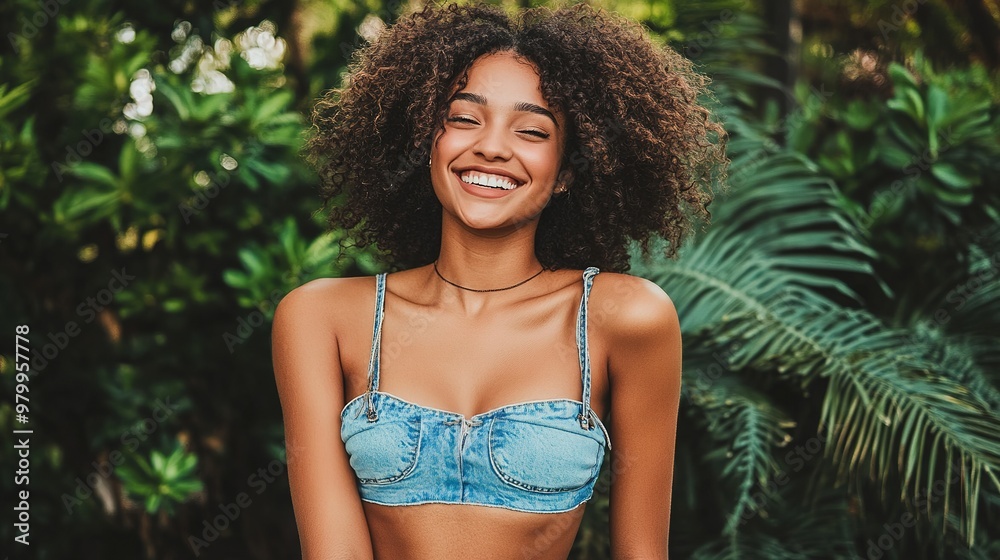 Casual style portrait of a confident young woman Casual style portrait of a confident young woman
