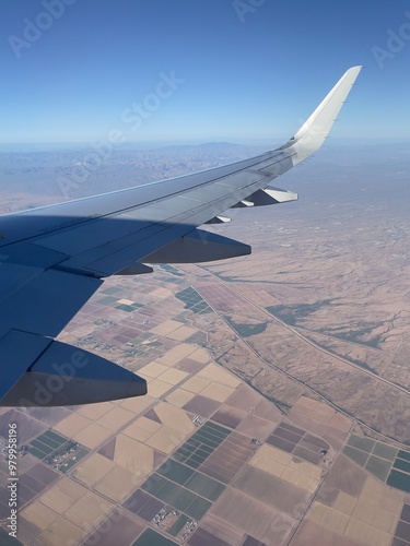 view from airplane window
