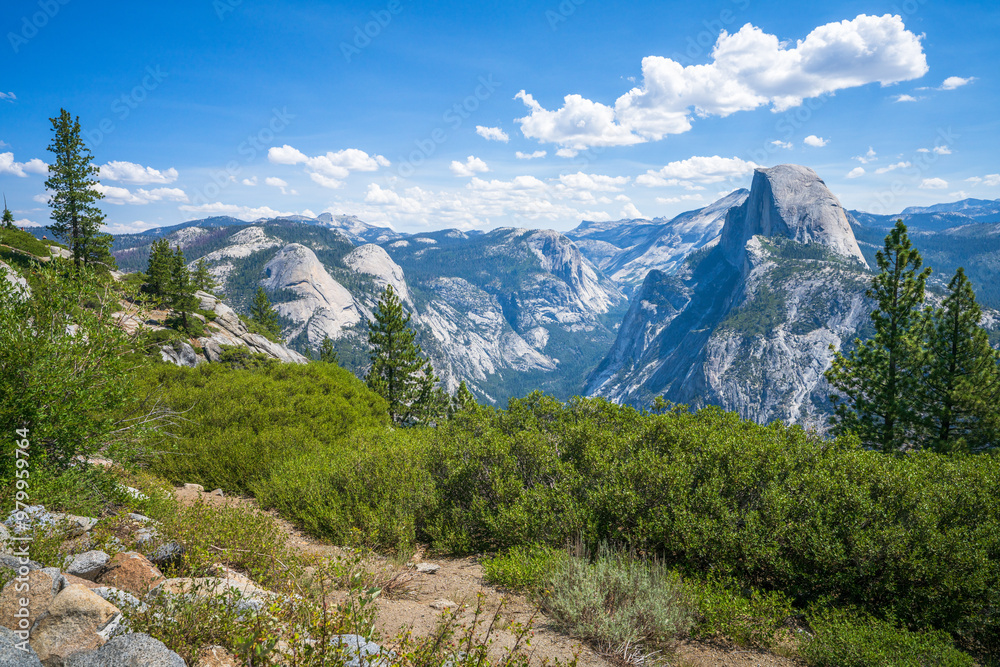 hiking the panorama trail in yosemite national park, california