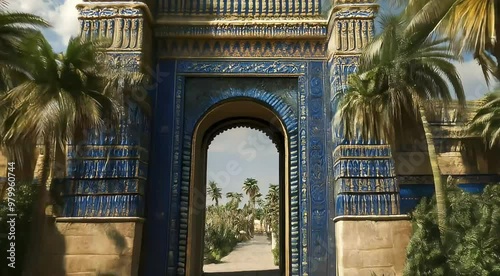  Entrance of The Hanging Gardens of Babylon