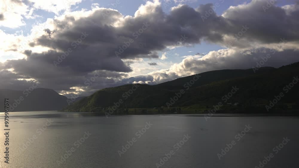 Majestic Norwegian Fjords Captured from a Boat Majestic Norwegian Fjords Captured from a Boat