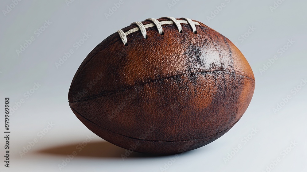Rugby/American football ball..generative ai Rugby/American football ball..generative ai