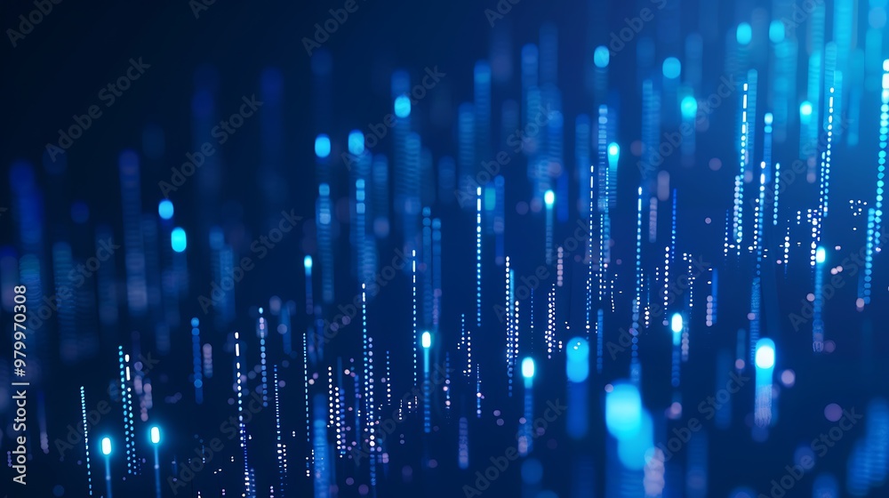 © Momina - A high-definition stock market graph with clear candles isolated on a solid navy blue background. © Momina - A high-definition stock market graph with clear candles isolated on a solid navy blue background.