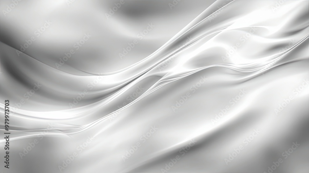 Fototapeta premium A bright gray abstract background with light shadows and soft waves, perfect for a clean and calming aesthetic.