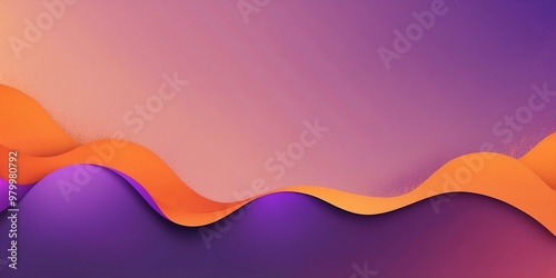 gradient orange to purple top to bottom transition with smooth grainy texture banner photo