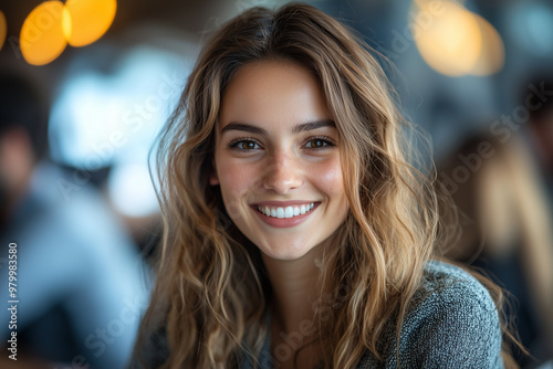 Beautiful Woman Smiling Portrait - Authentic and Joyful