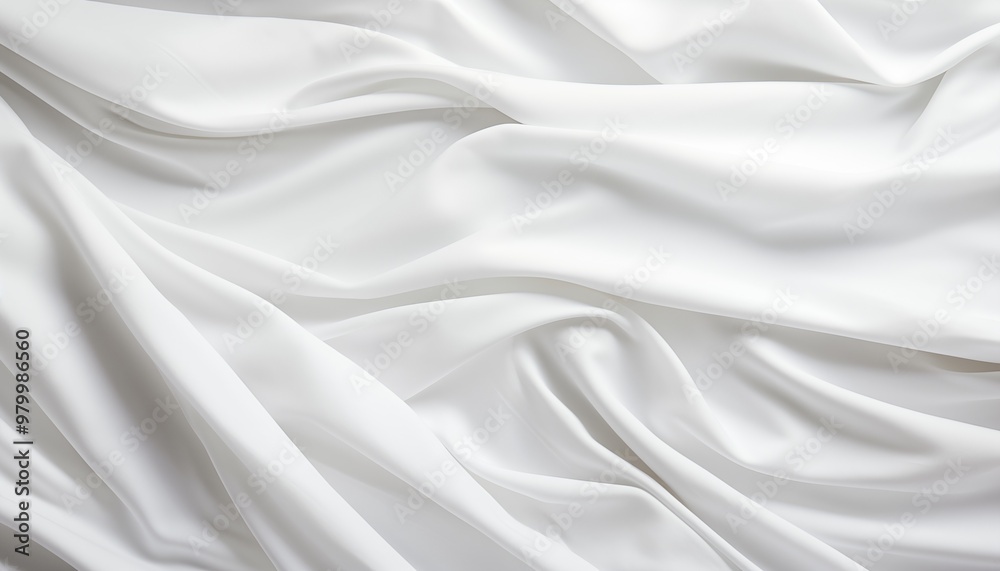 Obraz premium white satin silk background