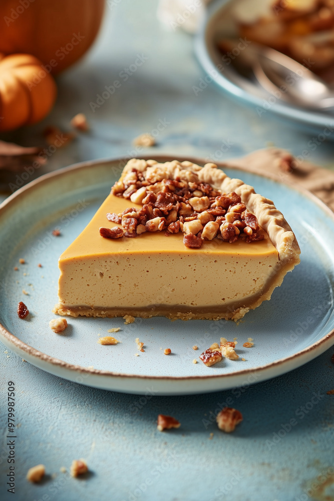 flavors of fall with iconic pumpkin pie. A golden-brown crust encases with a hint of cinnamon and nutmeg. flavors of fall with iconic pumpkin pie. A golden-brown crust encases with a hint of cinnamon and nutmeg.