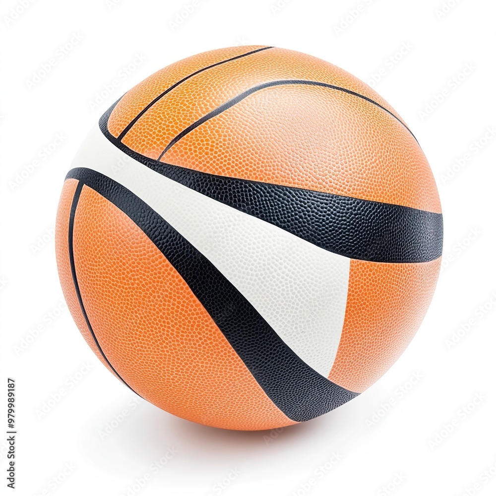 Volleyball ball isolated on white background, clipping path, generative ai Volleyball ball isolated on white background, clipping path, generative ai