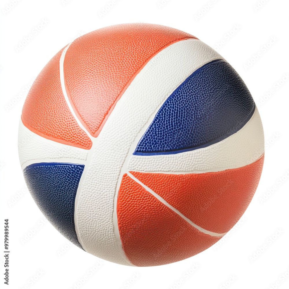 Volleyball ball isolated on white background, clipping path, generative ai Volleyball ball isolated on white background, clipping path, generative ai