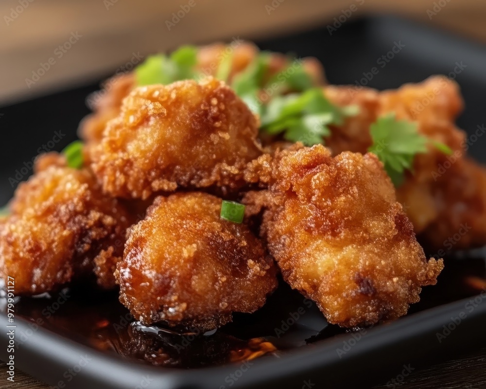 Restaurant offering deep fried pig tail Restaurant offering deep fried pig tail