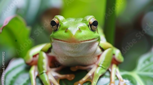 frog climbing generative ai