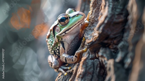 frog climbing generative ai
