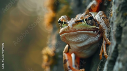 frog climbing generative ai