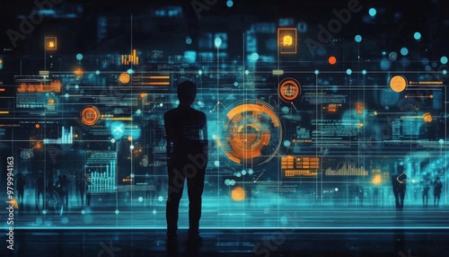 Visual representation of document management technology evolution.