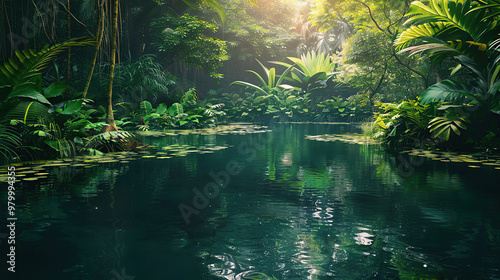 Serene Forest Stream