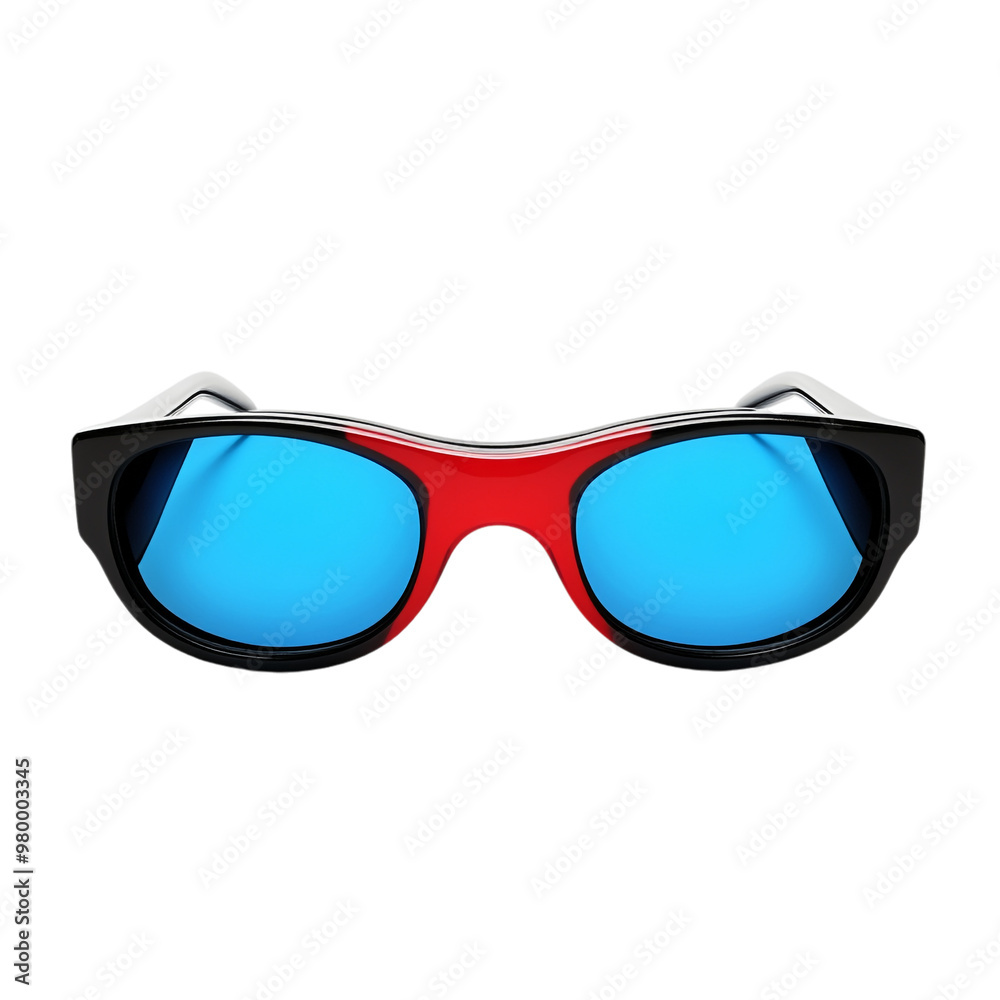 3D movie glasses on transparent background 3D movie glasses on transparent background