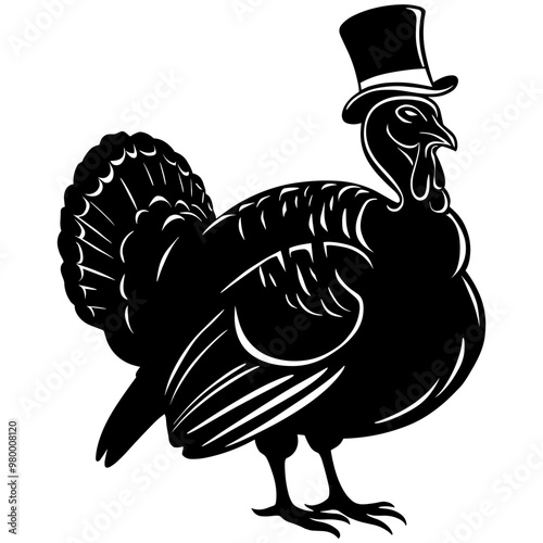 Turkey in Top Hat