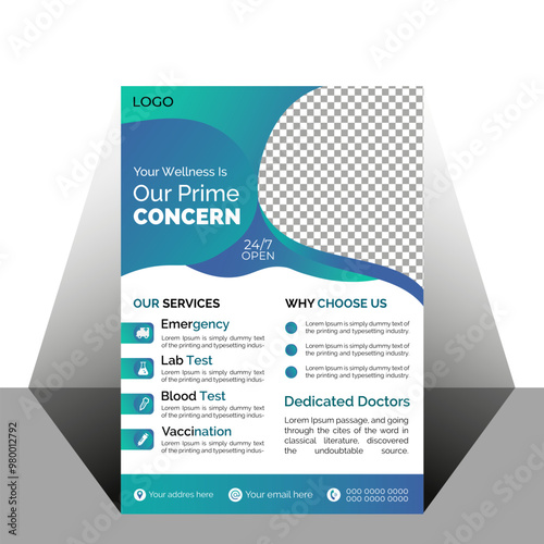 Unique Medical flyer design