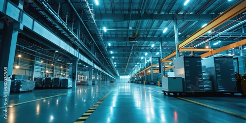 Cutting-edge Electronics Warehouse: Innovative Technology for Efficient Goods Management