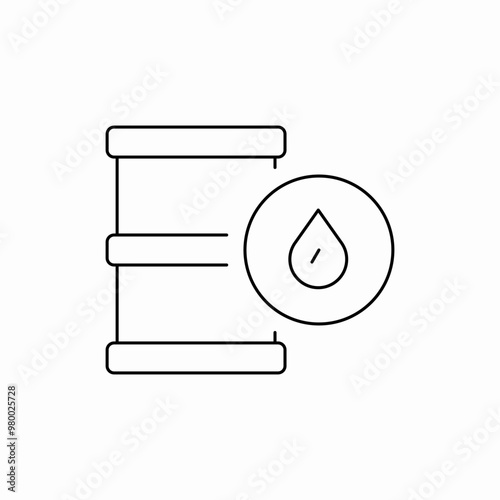 oil barrel icon sign vector