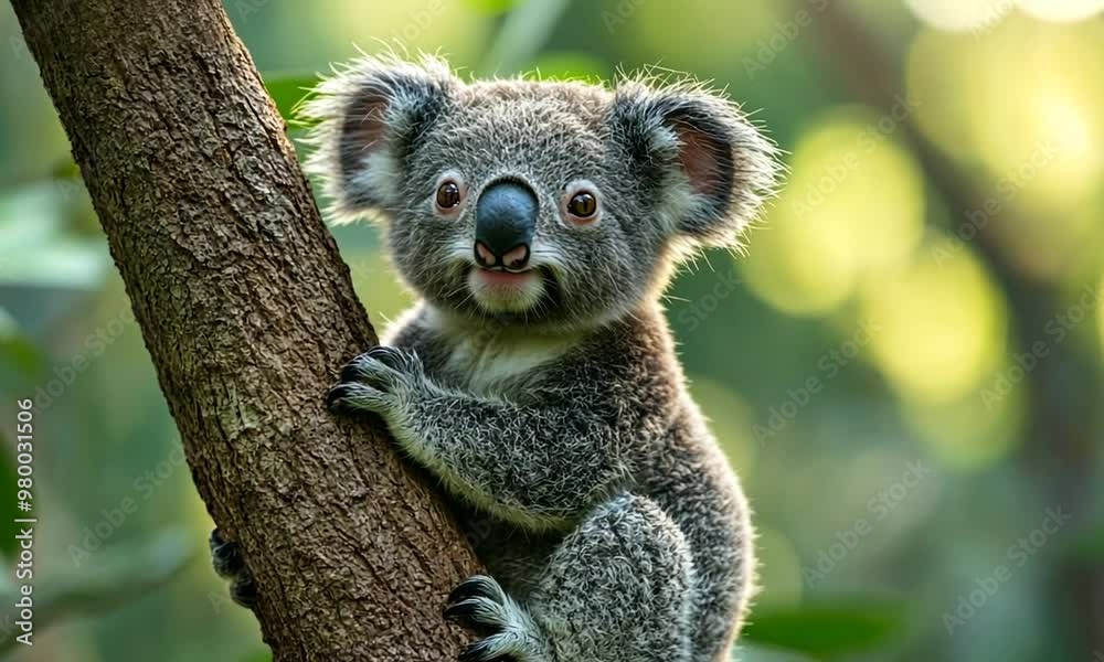 Koala Bear in a Tree Koala Bear in a Tree