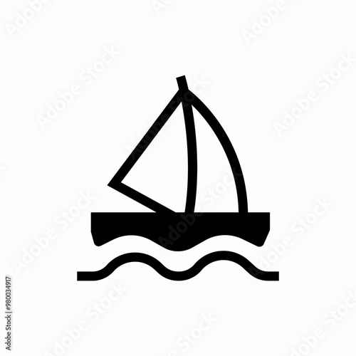boat yacht icon sign vector