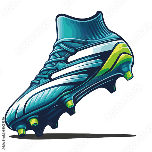 Football Boot PNG (Made with AI and then turned into PNG) Without background