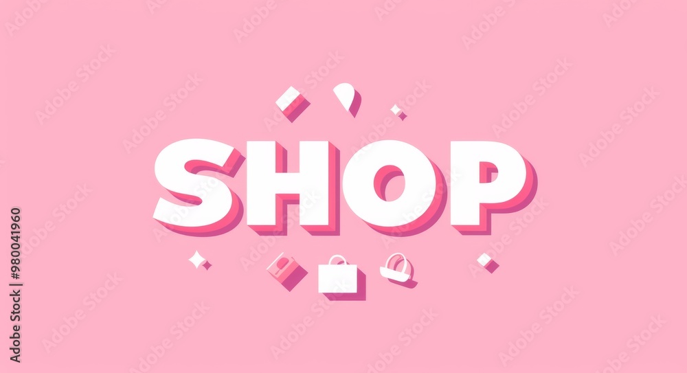 Online Store Icon Featuring the Word Online Store Icon Featuring the Word