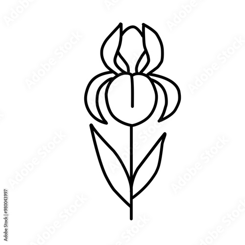 Floral Line Icon