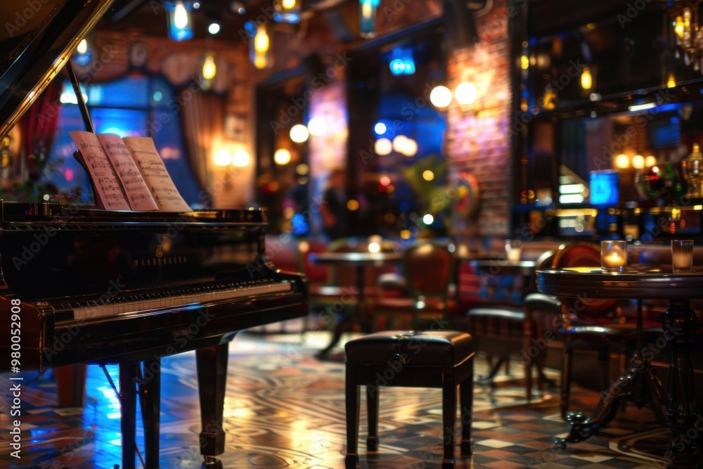 Cozy Interior of a Jazz Club Cozy Interior of a Jazz Club