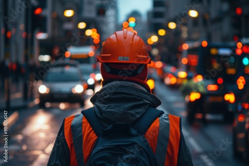 Road Traffic Technician Working in the Field
