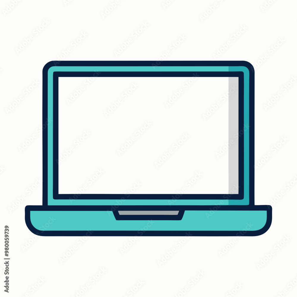 Laptop computer icon stock illustration Laptop computer icon stock illustration