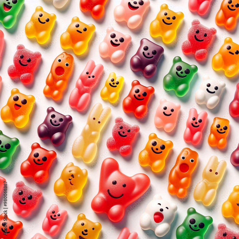 Hintergrund, Wallpaper lustige Gummbärchen Hintergrund, Wallpaper lustige Gummbärchen
