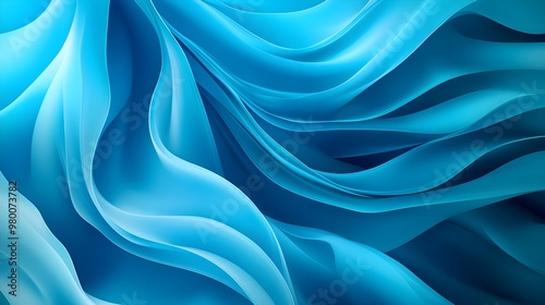 Seamless swirling lines forming abstract waves in shades of blue, maritime vibes, geometric pattern, vector art, minimalistic style, crisp and clean lines, light background.