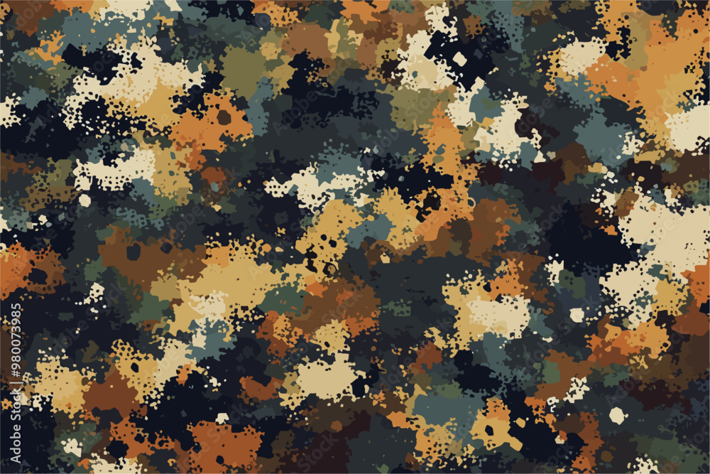 Browns military texture camouflaged pixel background