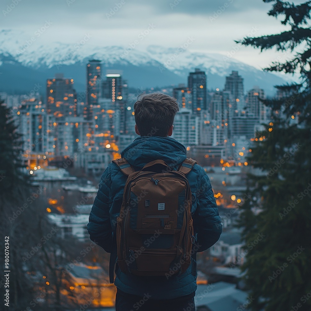Standing at the Edge of a New Adventure in the City Standing at the Edge of a New Adventure in the City