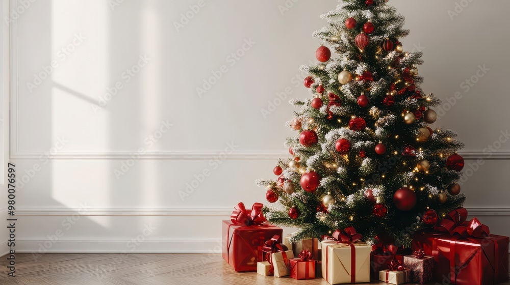 christmas tree with presents christmas tree with presents