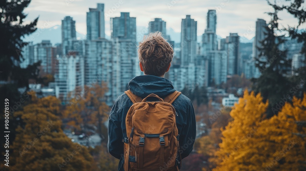 Standing at the Edge of a New Adventure in the City Standing at the Edge of a New Adventure in the City