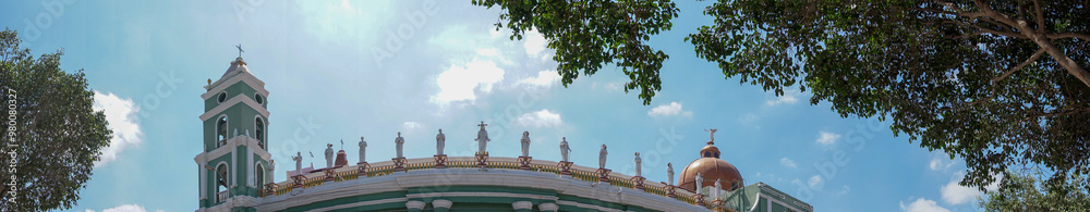 Fototapeta premium church of the holy sepulchre Piura Perú