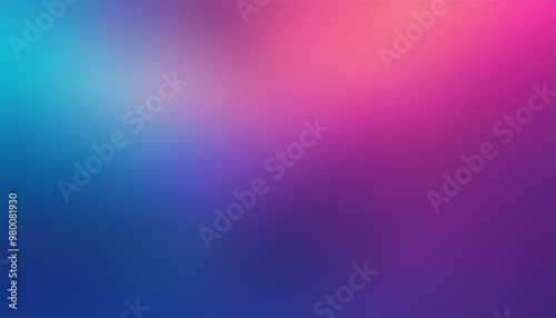 Blurred color gradient purple pink blue grainy color