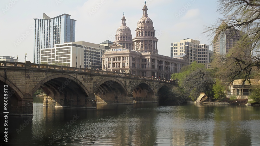 Texas_Capitol_in_Austin_over_Congress_Bridge Texas_Capitol_in_Austin_over_Congress_Bridge